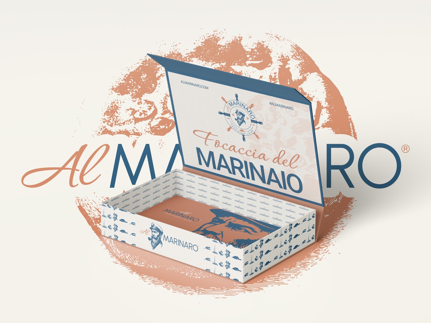 La scatola per la focaccia del marinaio, aperta
